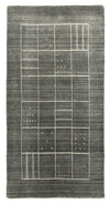Vintage tapijt 74x144cm - Rechthoekig / Grijs / 74 x 144 cm Rechthoekig