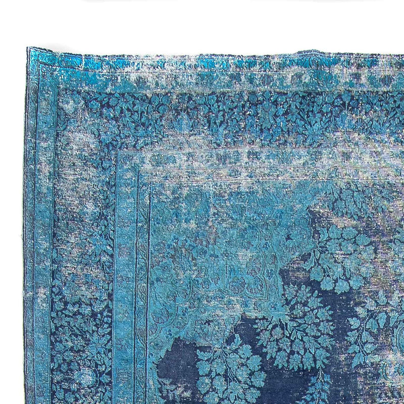 Vintage tapijt - 333 x 258 cm - blauw