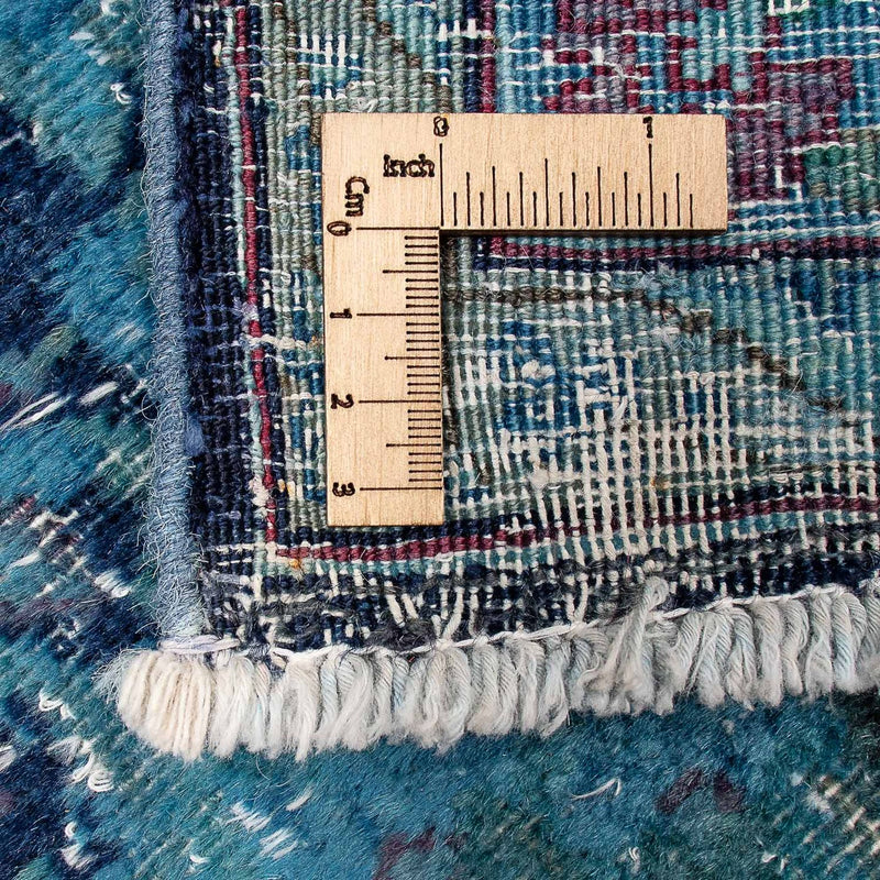 Vintage tapijt - 333 x 258 cm - blauw