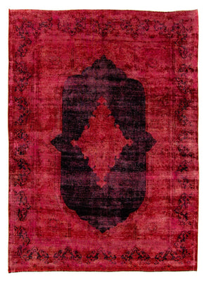 Vintage tapijt - 349 x 258 cm - donkerrood