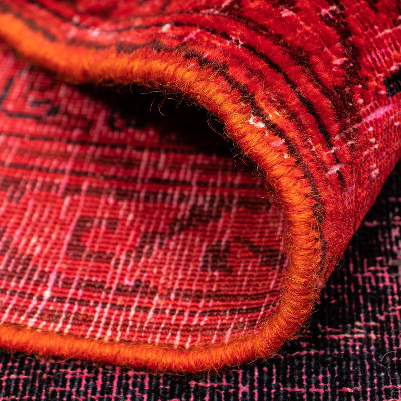 Vintage tapijt - 349 x 258 cm - donkerrood