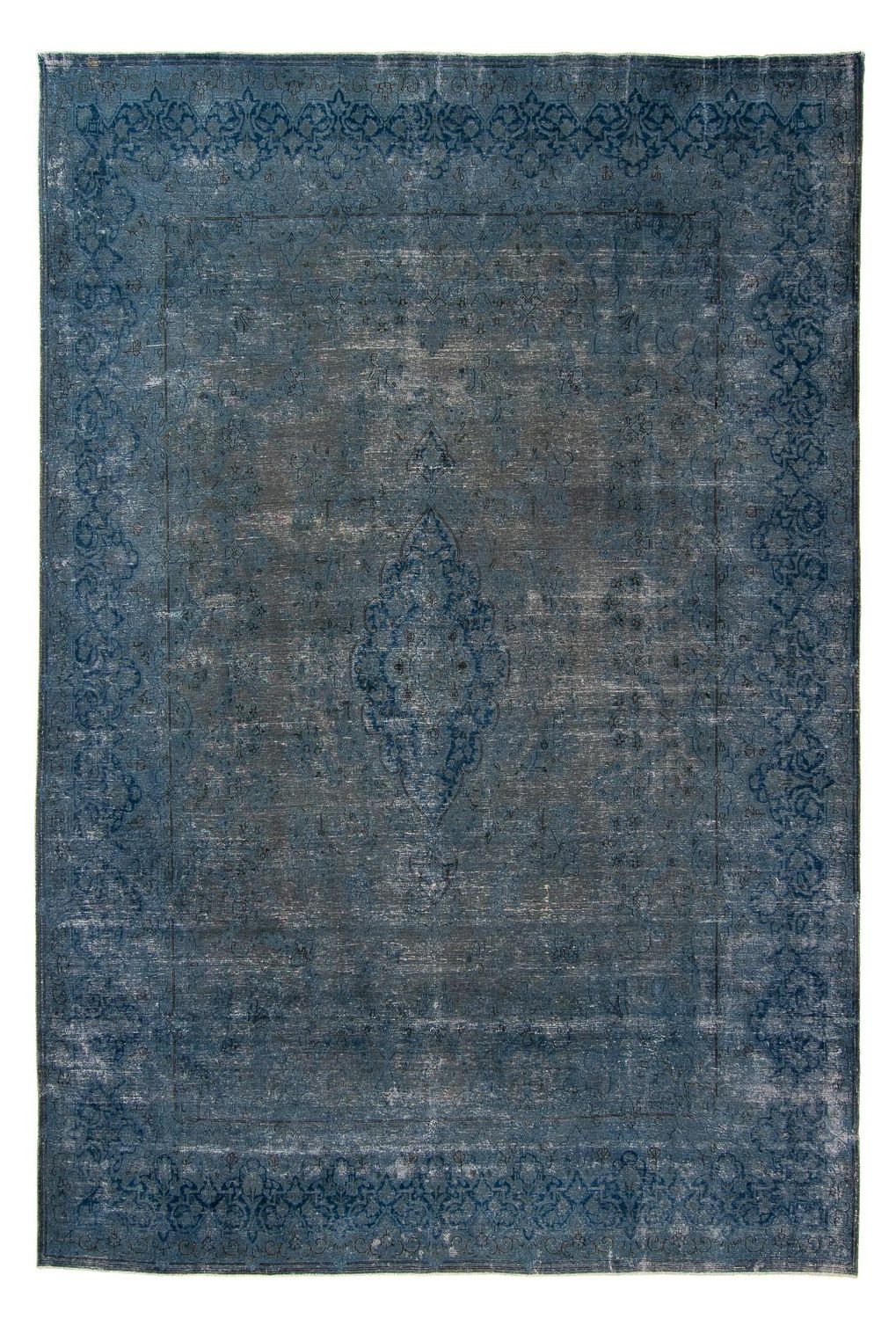 Vintage tapijt - 386 x 290 cm - donkerblauw