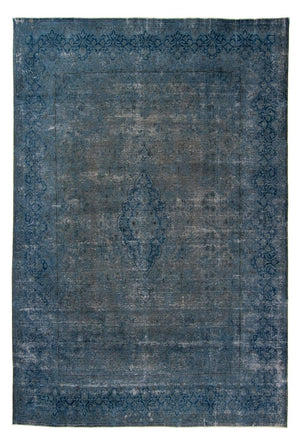 Vintage tapijt - 386 x 290 cm - donkerblauw