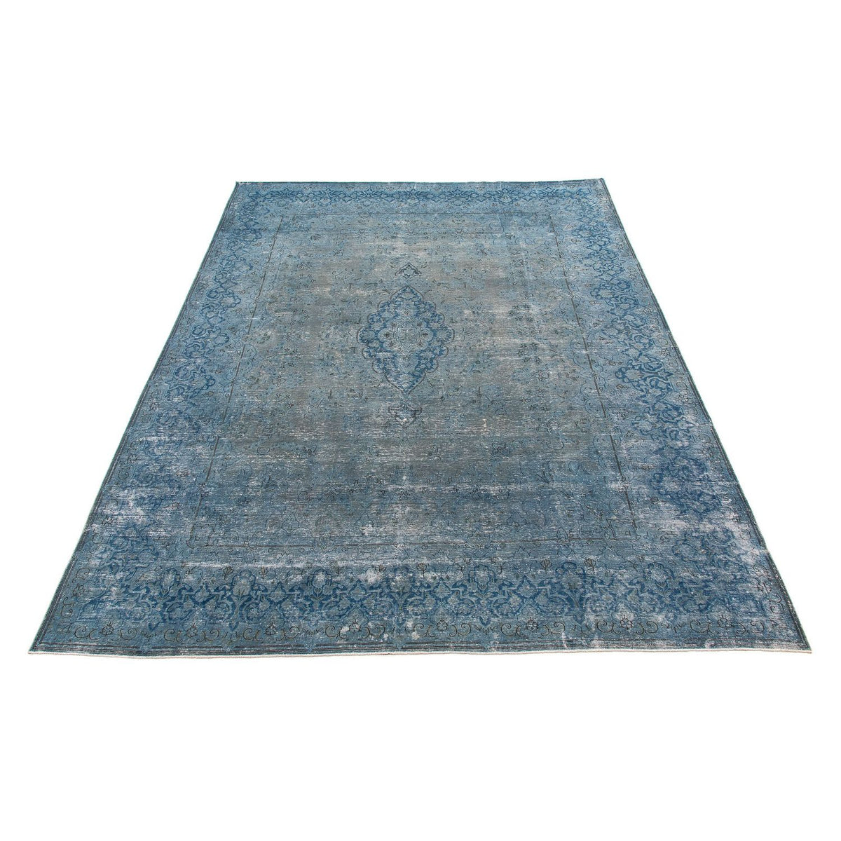 Vintage tapijt - 386 x 290 cm - donkerblauw