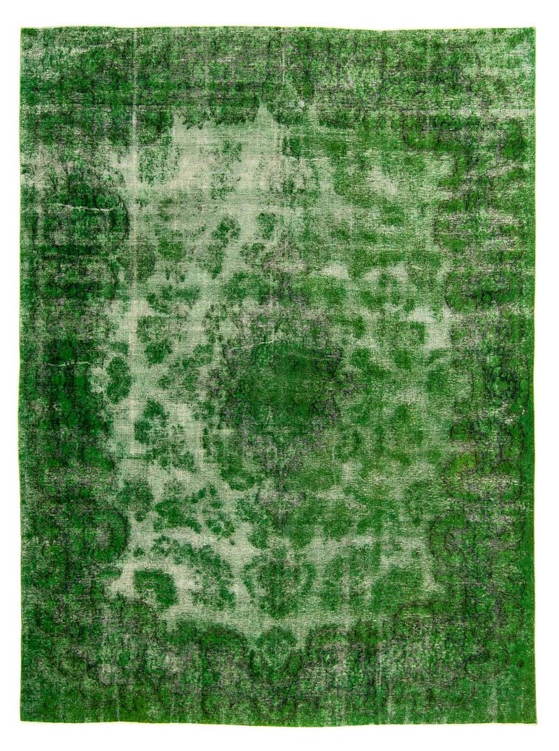 Vintage tapijt - 392 x 294 cm - groen