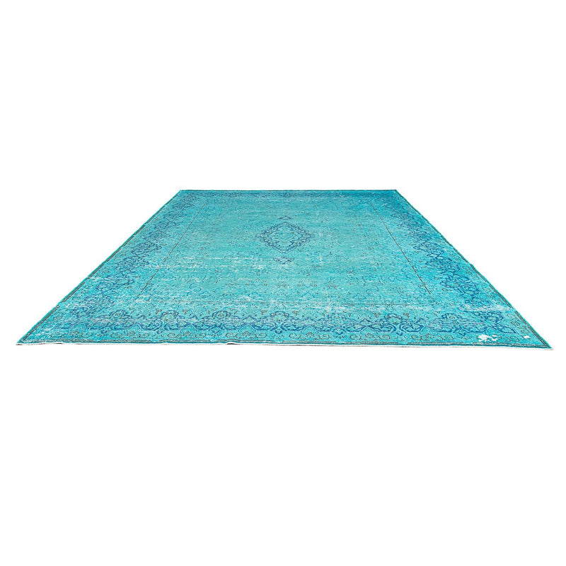 Vintage tapijt - 395 x 295 cm - blauw