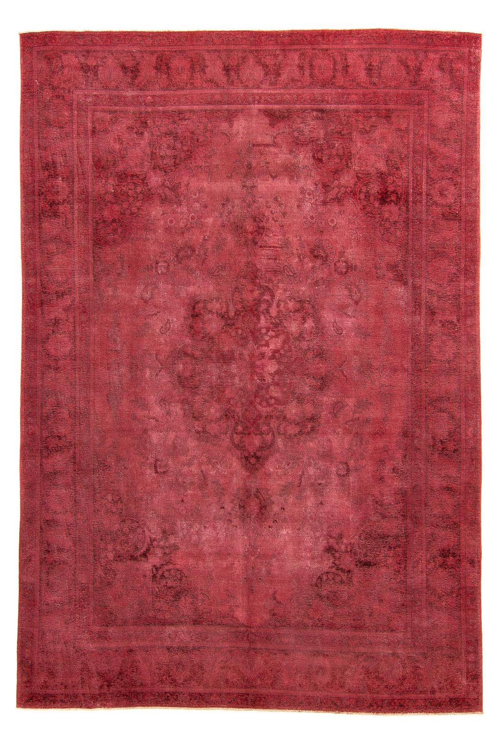 Vintage tapijt - 383 x 285 cm - donkerrood