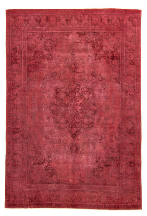Vintage tapijt - 383 x 285 cm - donkerrood
