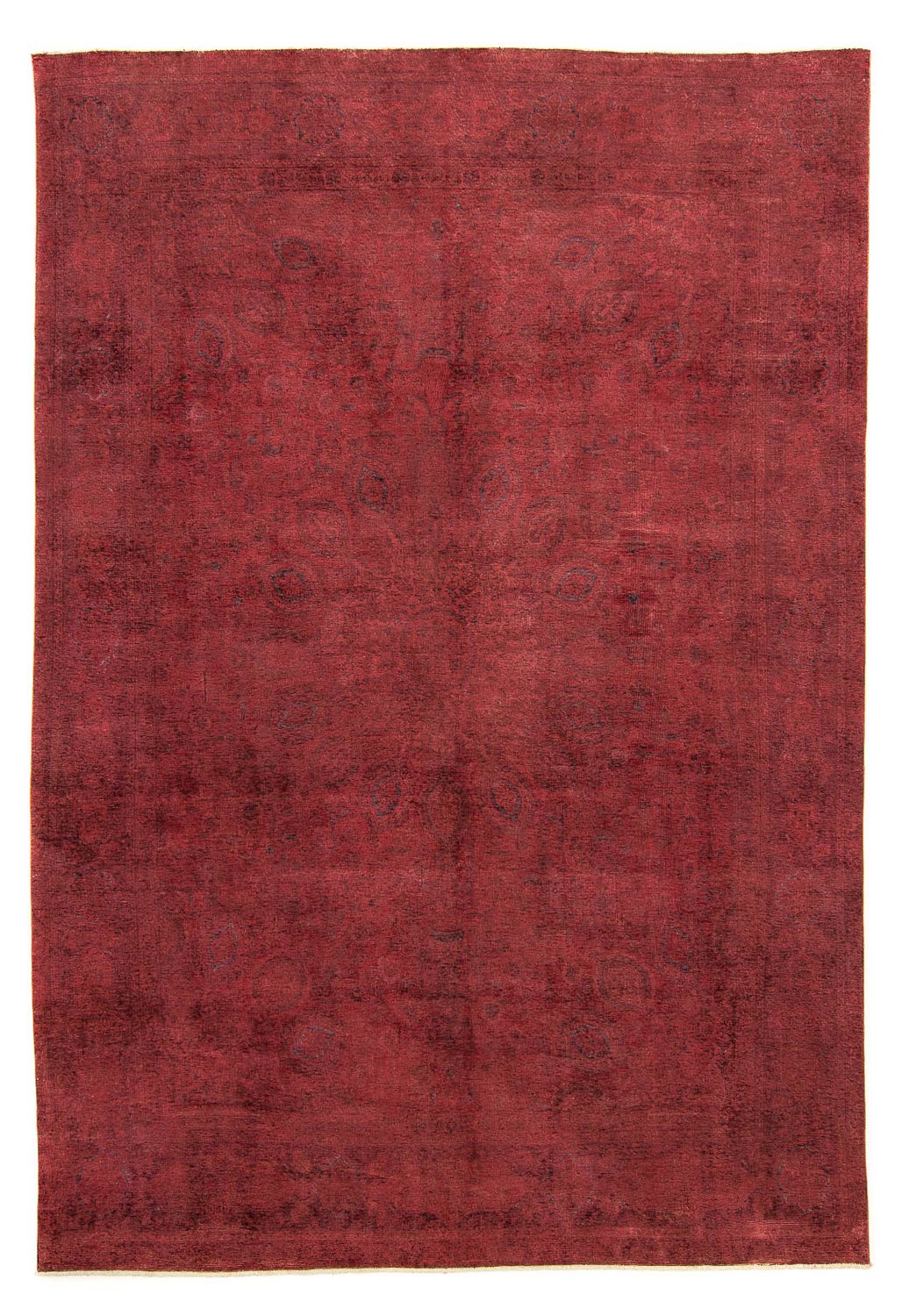 Vintage tapijt - 393 x 285 cm - donkerrood