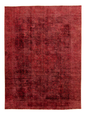 Vintage tapijt - 398 x 300 cm - donkerrood