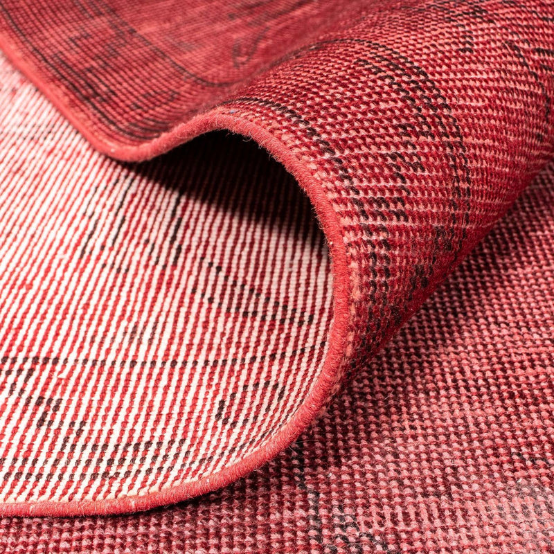 Designer tapijt - 210 x 156 cm - donkerrood