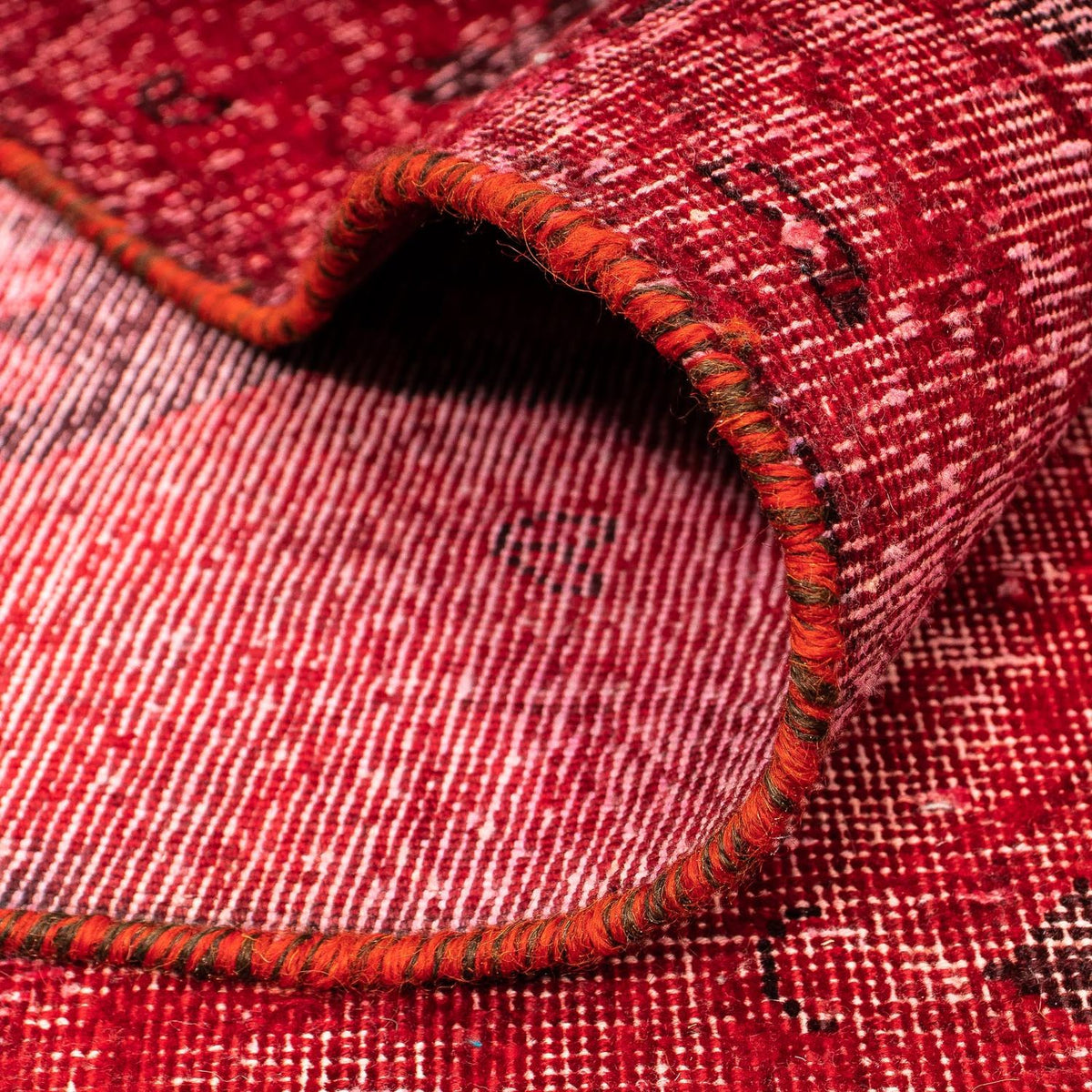 Vintage tapijt - 385 x 265 cm - donkerrood