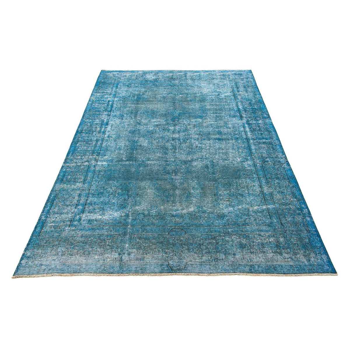 Vintage tapijt - 404 x 290 cm - donkerblauw