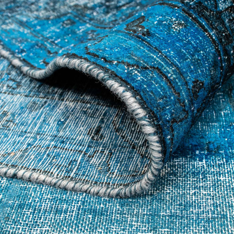 Vintage tapijt - 378 x 295 cm - donkerblauw