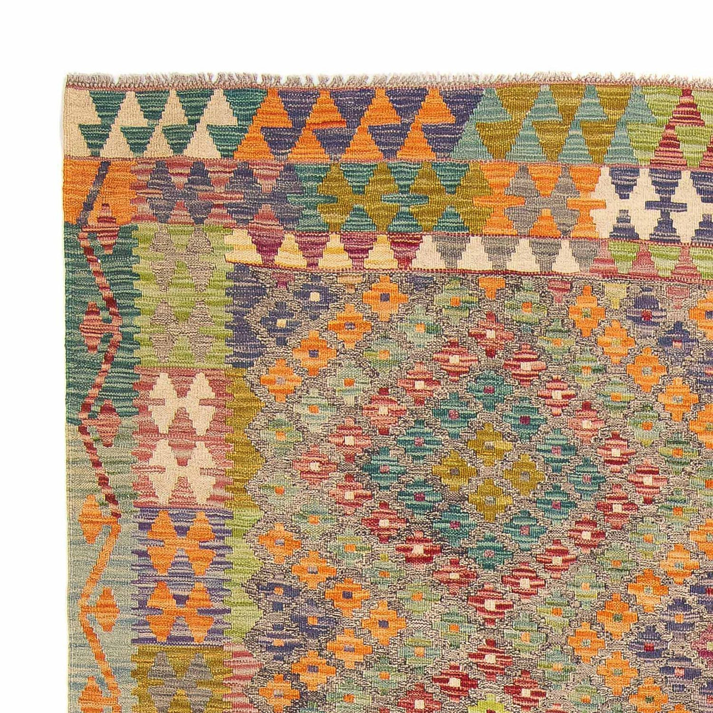 Kilim Maimana Tapijt 241x202cm - Wollen tapijt