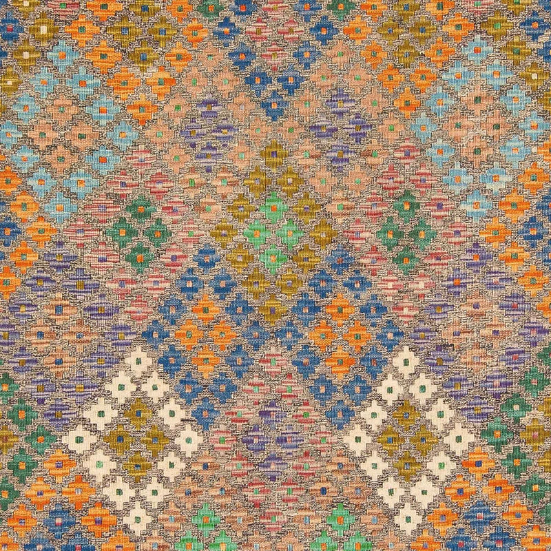 Kelim tapijt - Splash - 290 x 202 cm - veelkleurig