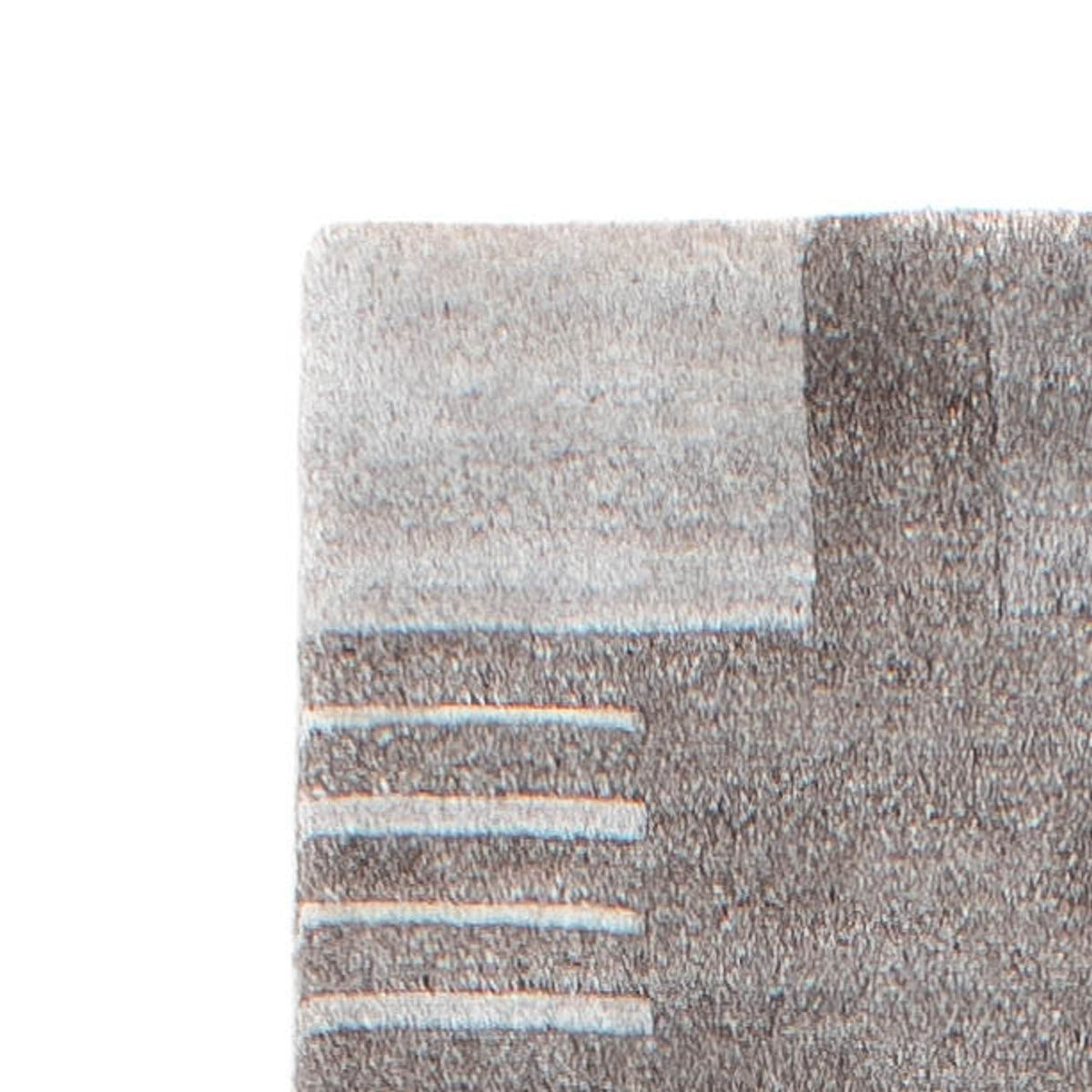 Loper Nepal tapijt - 250 x 80 cm - grijs