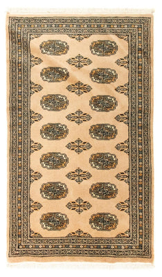 Afghaans tapijt - Bukhara - 130 x 77 cm - beige