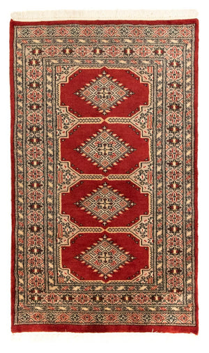 Afghaans tapijt - Bukhara - 127 x 77 cm - rood