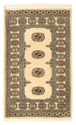 Afghaans tapijt - Bukhara - 126 x 78 cm - beige