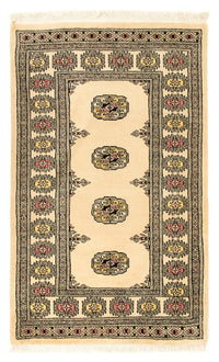 Afghaans tapijt - Bukhara - 126 x 78 cm - beige