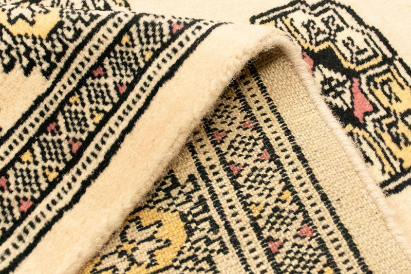 Afghaans tapijt - Bukhara - 126 x 78 cm - beige