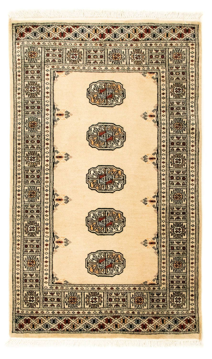 Afghaans tapijt - Bukhara - 129 x 78 cm - beige