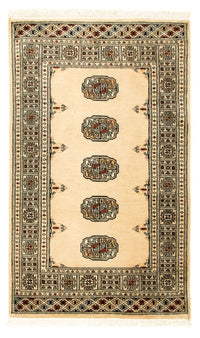 Afghaans tapijt - Bukhara - 129 x 78 cm - beige