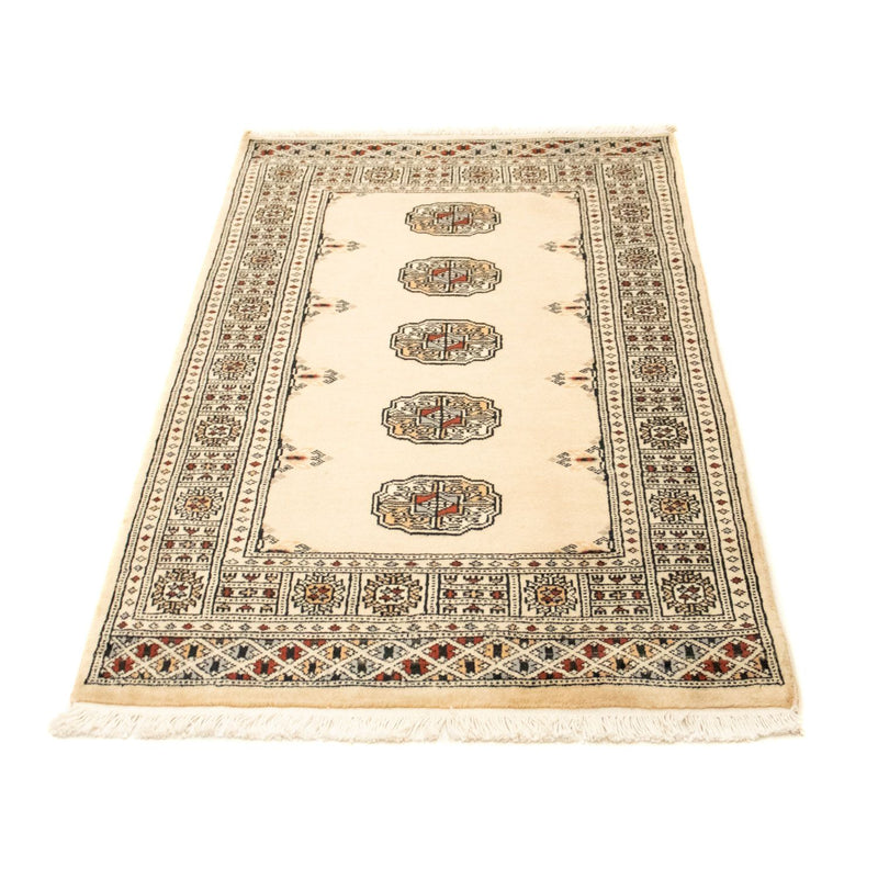 Afghaans tapijt - Bukhara - 129 x 78 cm - beige
