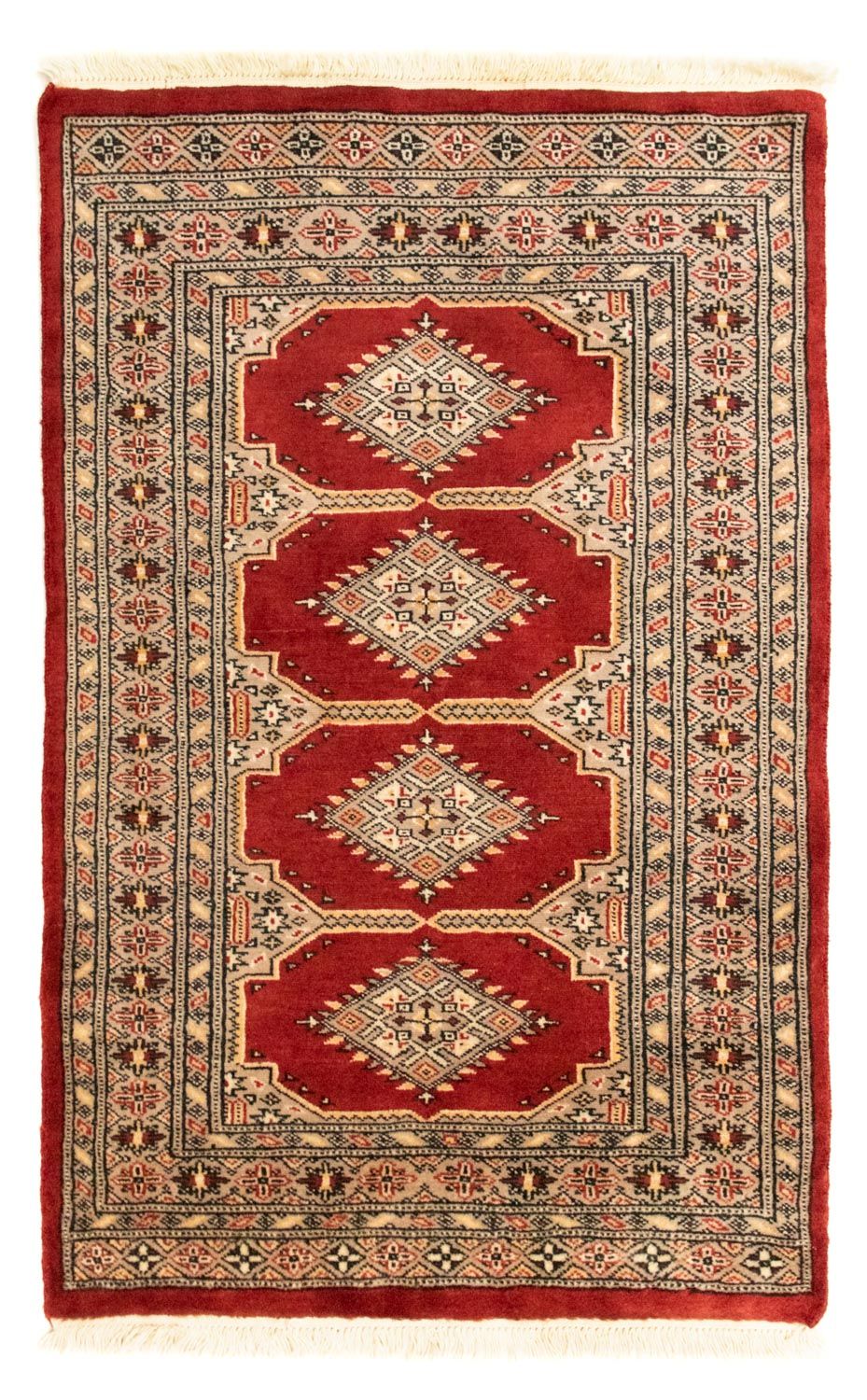Afghaans tapijt - Bukhara - 123 x 78 cm - rood
