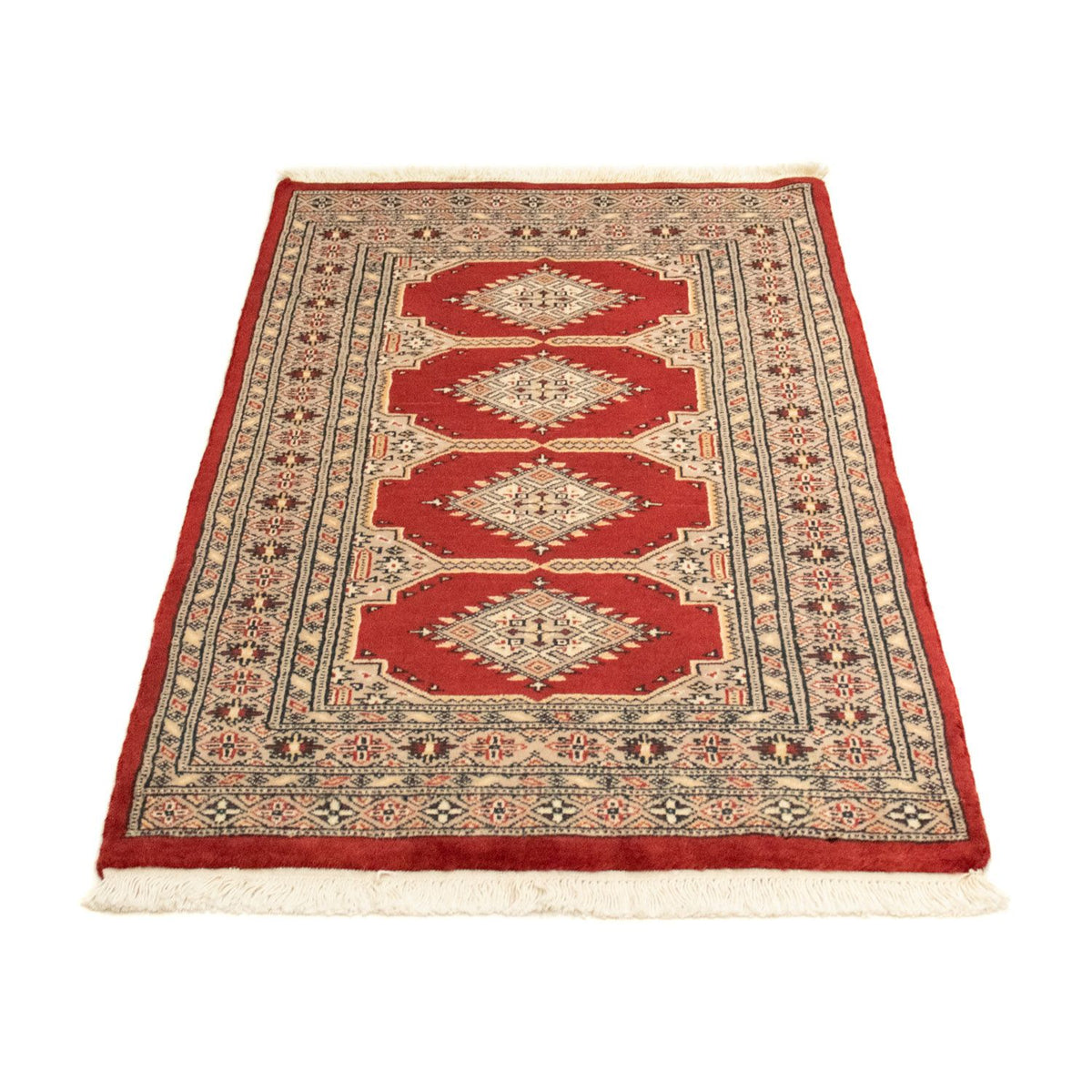 Afghaans tapijt - Bukhara - 123 x 78 cm - rood