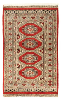 Afghaans tapijt - Bukhara - 133 x 78 cm - rood