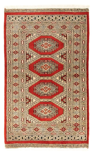 Afghaans tapijt - Bukhara - 133 x 78 cm - rood