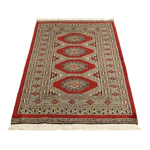 Afghaans tapijt - Bukhara - 124 x 79 cm - rood