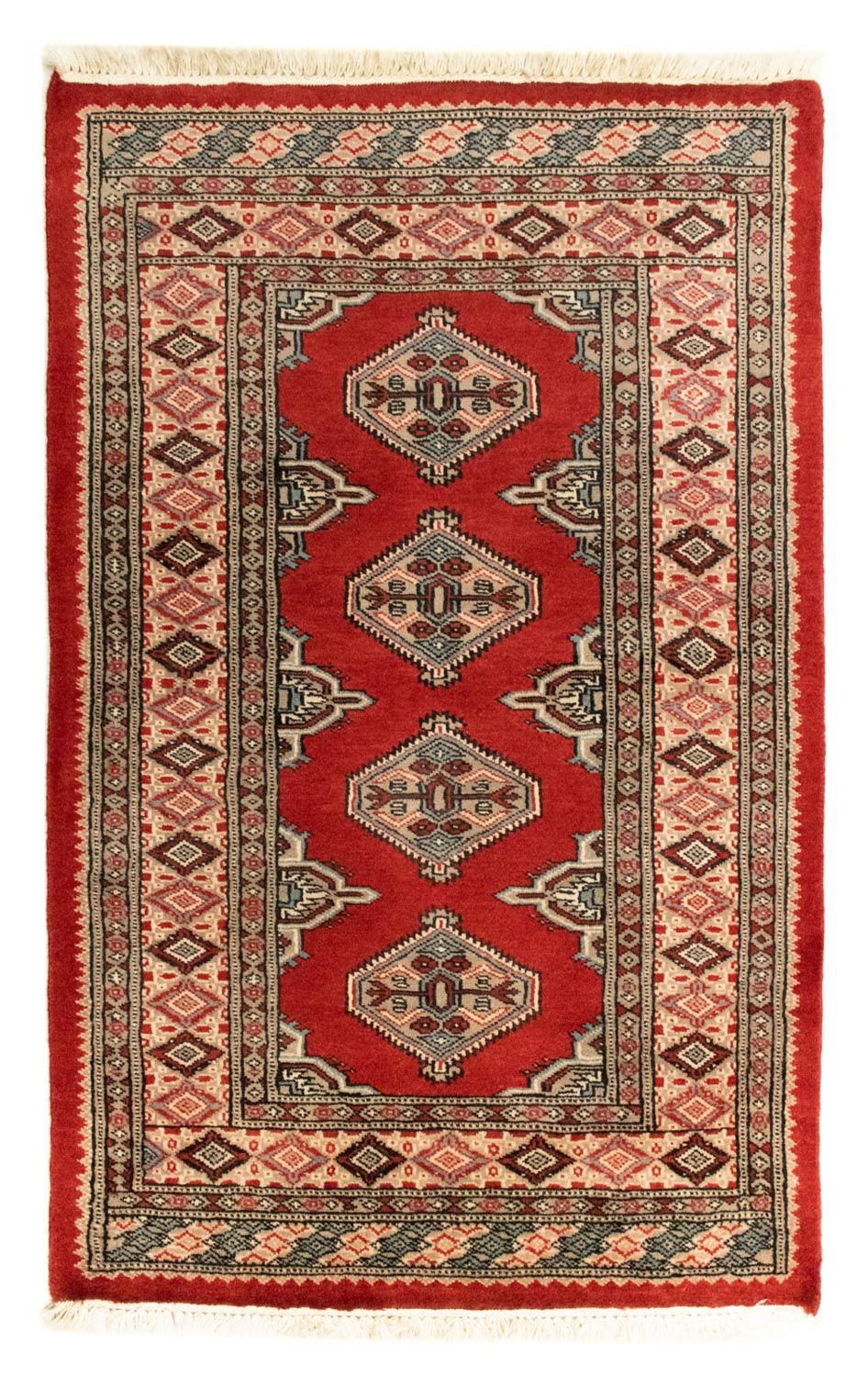 Afghaans tapijt - Bukhara - 121 x 80 cm - rood