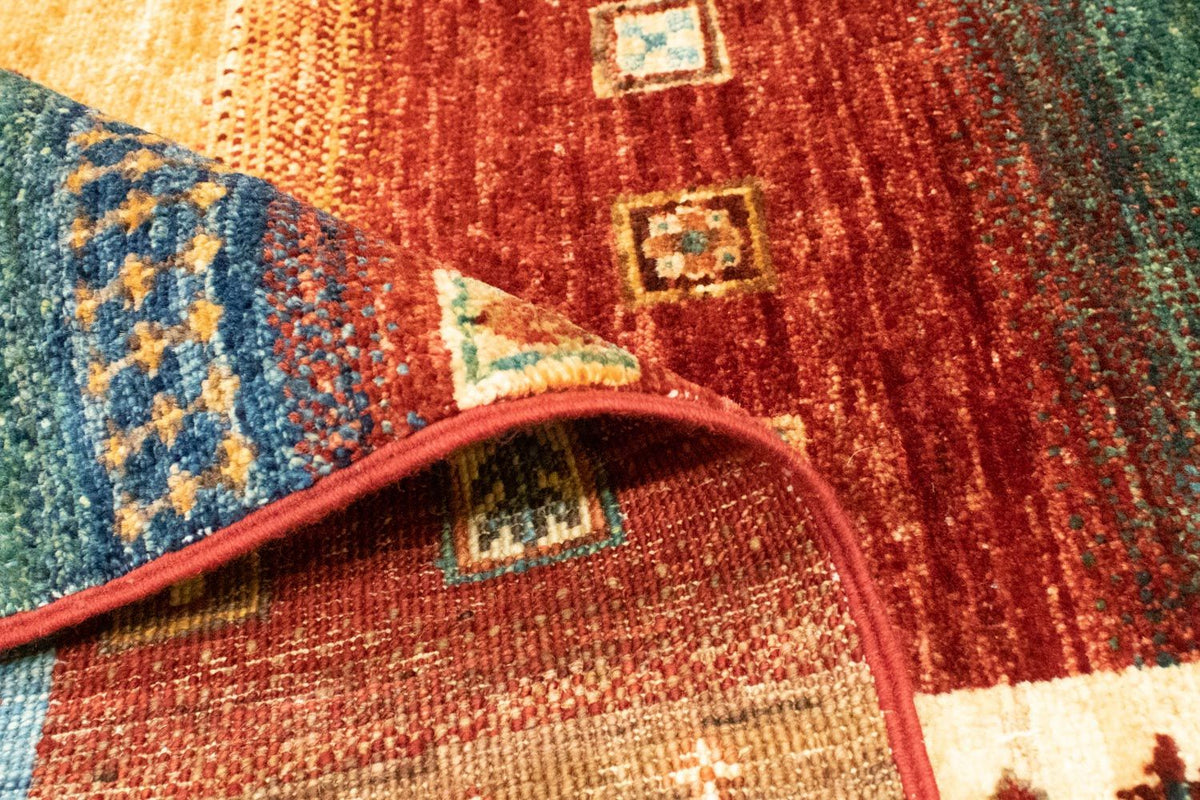 Gabbeh Tapijt - Loribaft Perzisch - 214 x 152 cm - veelkleurig