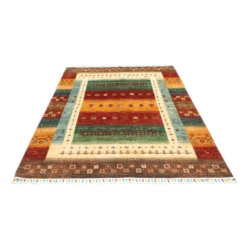 Gabbeh Tapijt - Loribaft Perzisch - 214 x 152 cm - veelkleurig