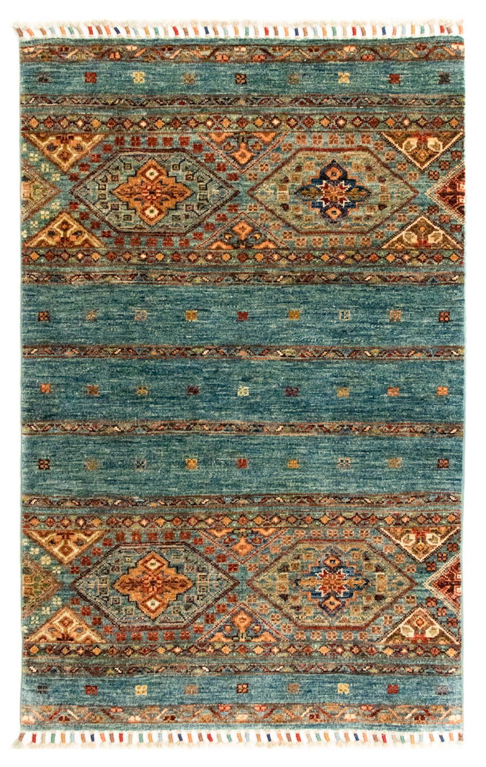 Ziegler tapijt - Modern - 126 x 82 cm - turkoois
