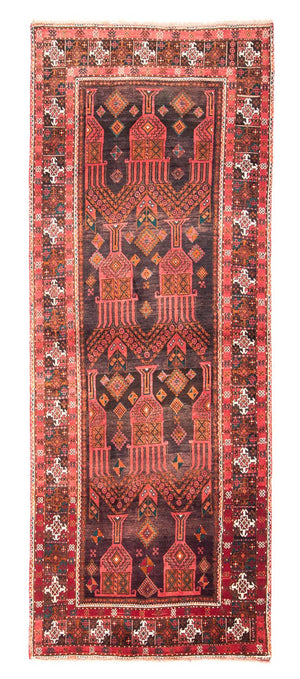Loper Perzisch Tapijt - Nomadisch - 294 x 118 cm - rood