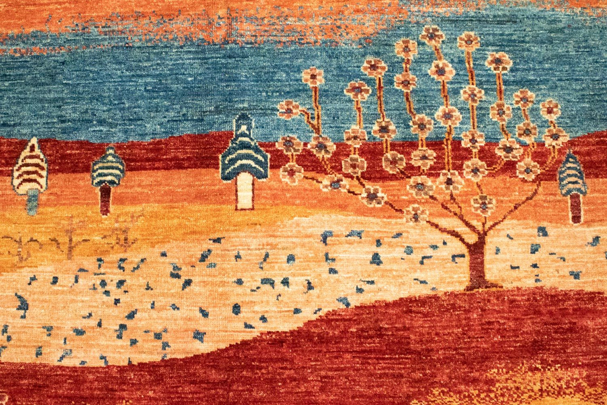 Gabbeh Tapijt - Loribaft Perzisch - 204 x 150 cm - veelkleurig