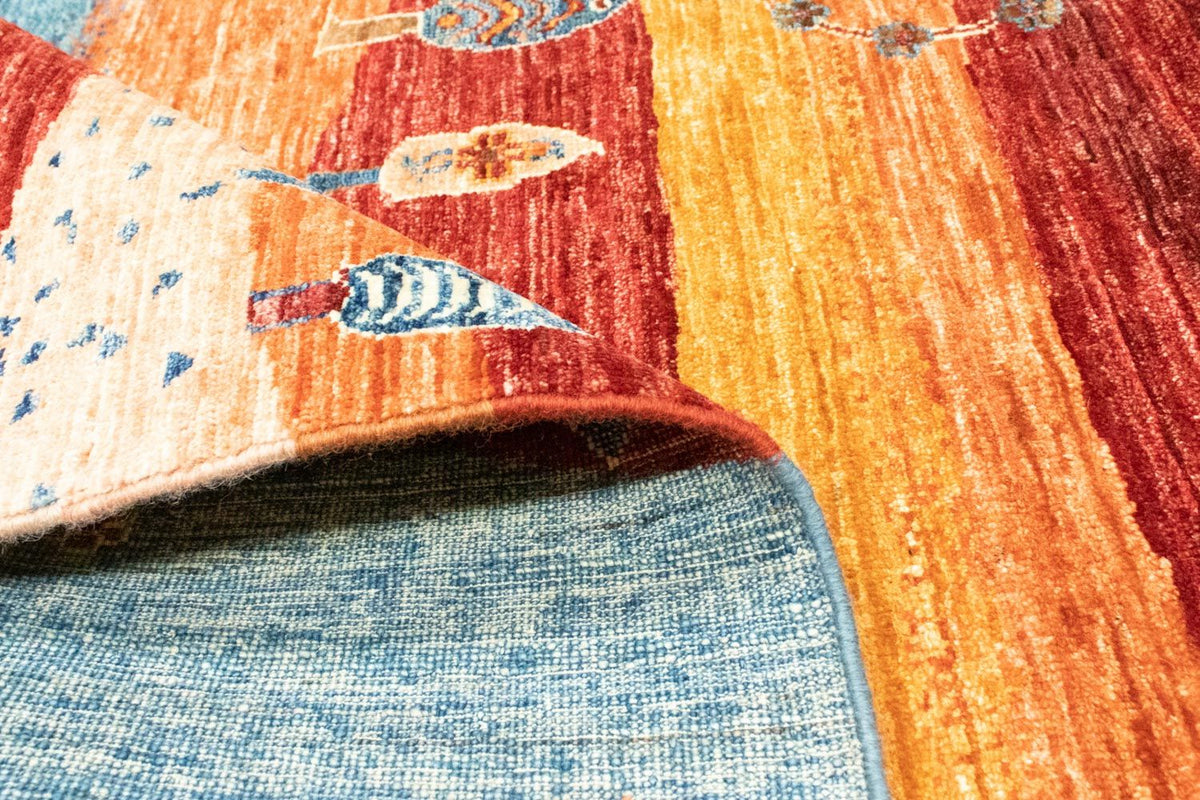 Gabbeh Tapijt - Loribaft Perzisch - 197 x 155 cm - veelkleurig