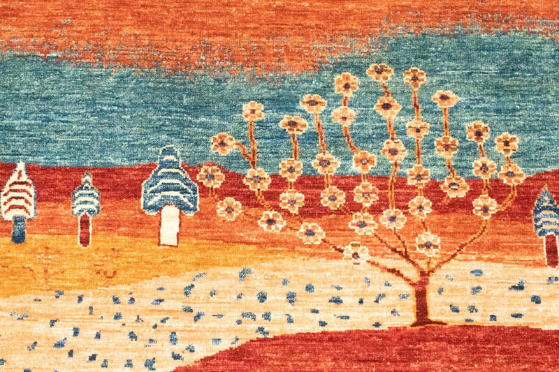 Gabbeh Tapijt - Loribaft Perzisch - 206 x 157 cm - veelkleurig