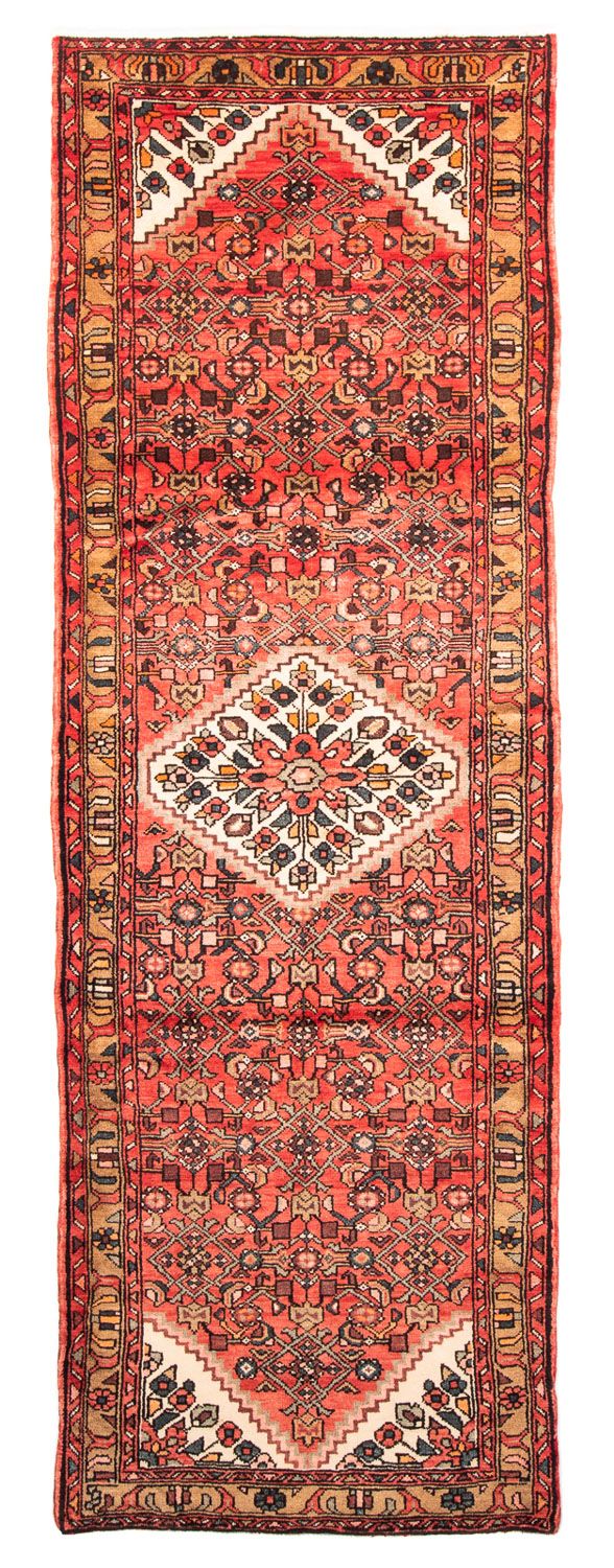 Loper Perzisch Tapijt - Nomadisch - 308 x 104 cm - rood