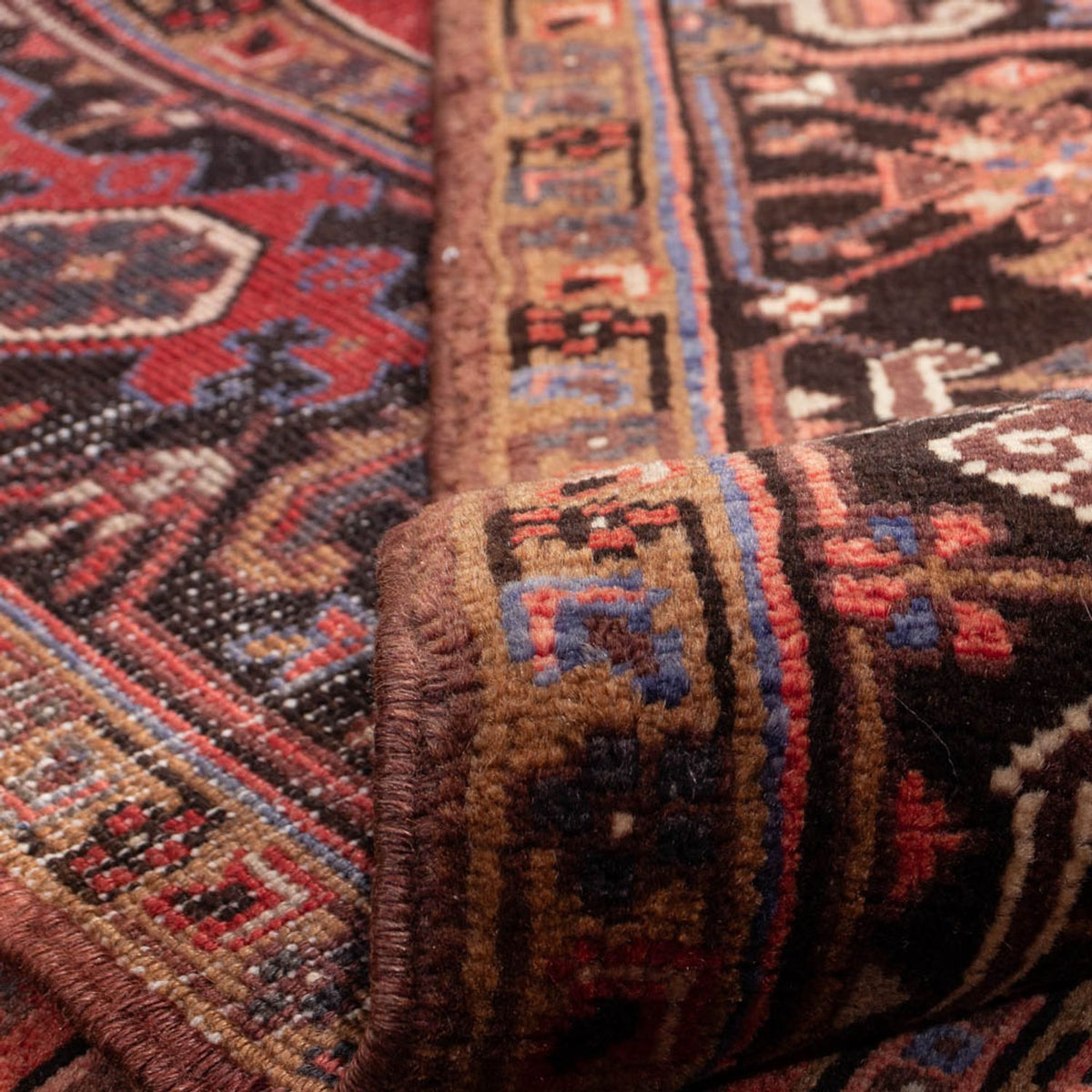 Perzisch Tapijt - Nomadisch - 328 x 257 cm - donkerrood