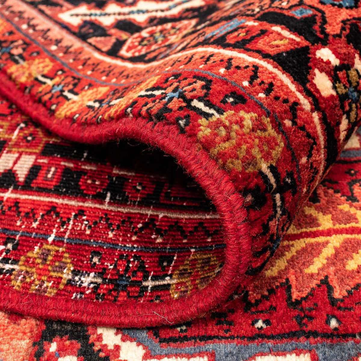 Perzisch Tapijt - Nomadisch - 374 x 295 cm - donkerrood