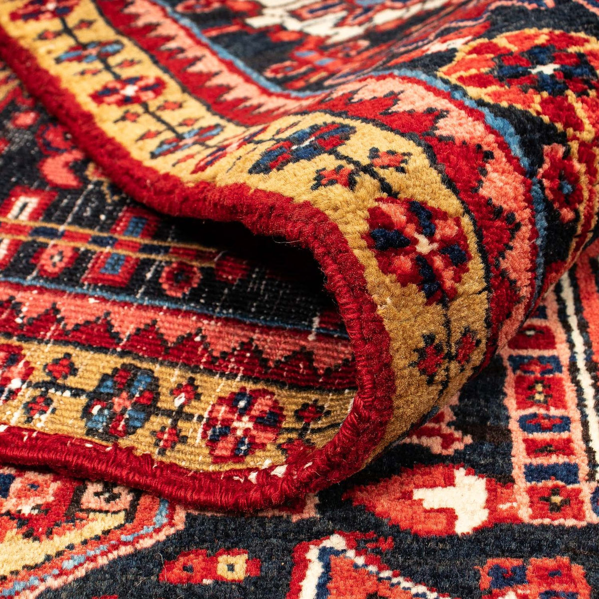 Perzisch Tapijt - Nomadisch - 393 x 304 cm - donkerrood