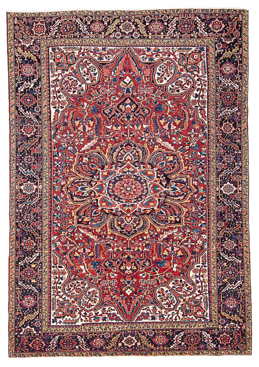 Perzisch Tapijt - Nomadisch - 376 x 270 cm - rood