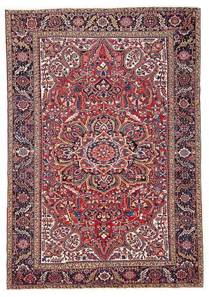 Perzisch Tapijt - Nomadisch - 376 x 270 cm - rood