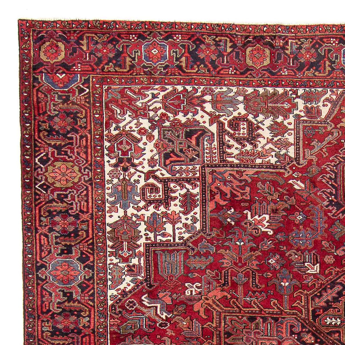 Perzisch Tapijt - Nomadisch - 346 x 255 cm - donkerrood