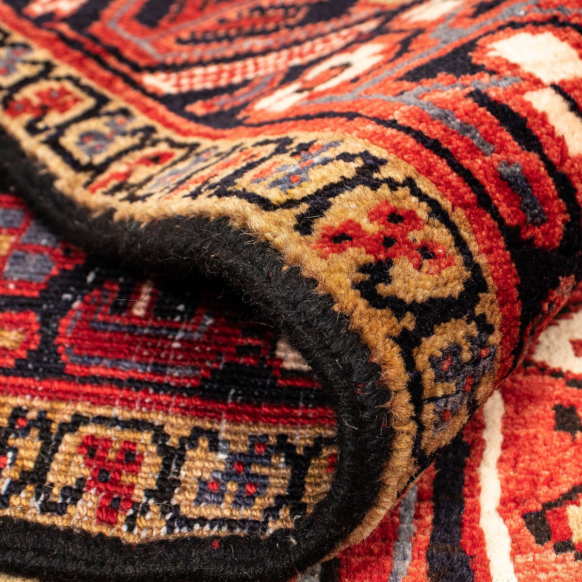 Perzisch Tapijt - Nomadisch - 410 x 306 cm - donkerrood